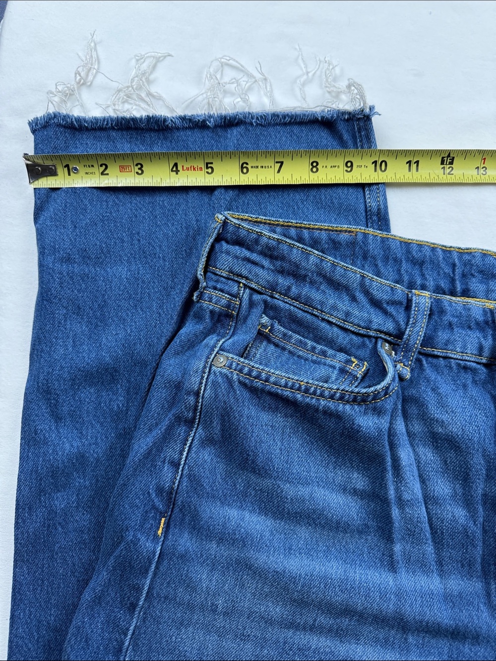 Rag and Bone sz 29 Blue Women’s High-Rise Straight Jeans - Picture 10 of 12